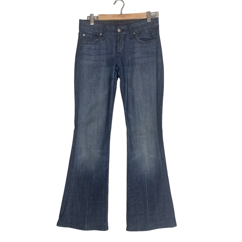 7 For All Mankind “A Pocket” Medium Wash 8” Rise Jeans Sz 26